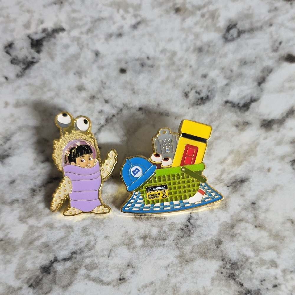 Monster Costume and Playset Enamel Pins
